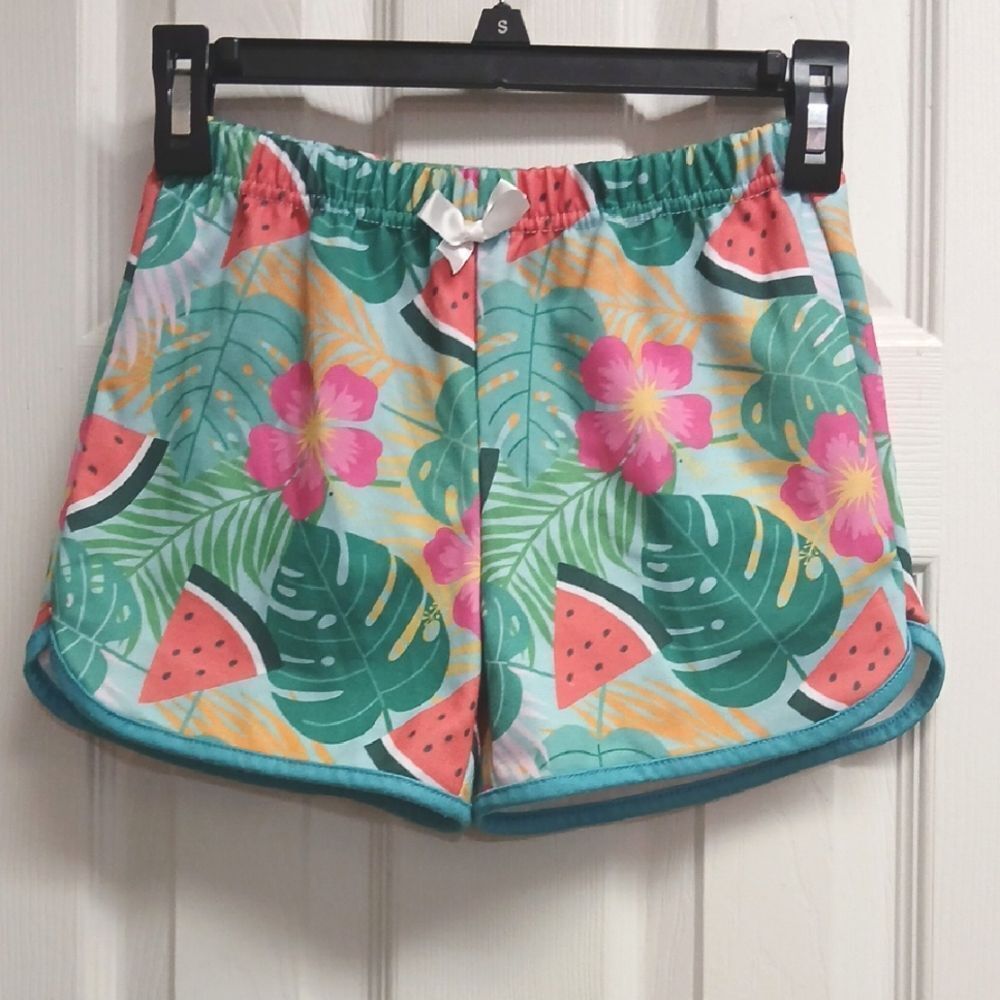 SUNSHINE SWING Girls Tropical Shorts Size 14
